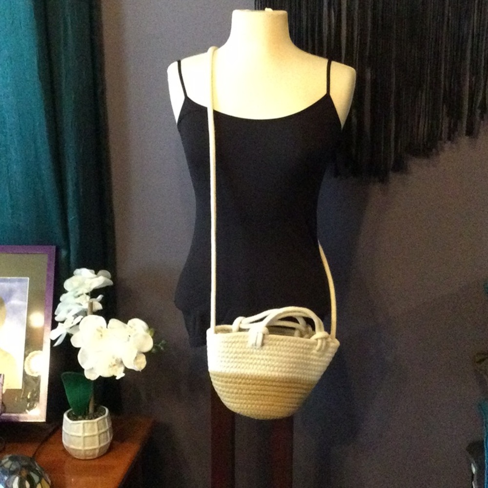GAP Rope Bucket Crossbody Bag NeW